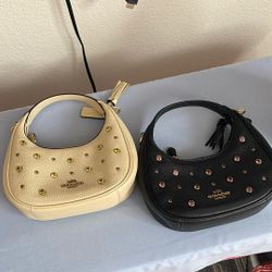 2 Coach Mini Bags For Sale Brand New With Jewel Studded 