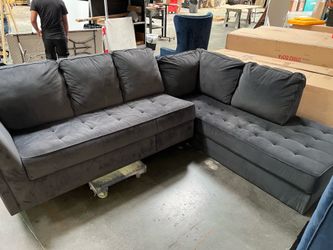 Grey sectional