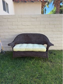 Vintage Wicker/ Rattan Loveseat