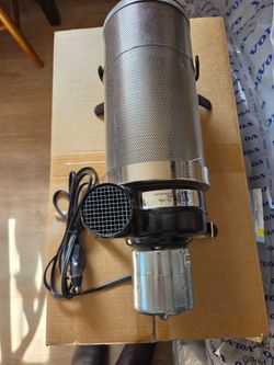 Industrial Electric Motor with Perforated Steel Housing