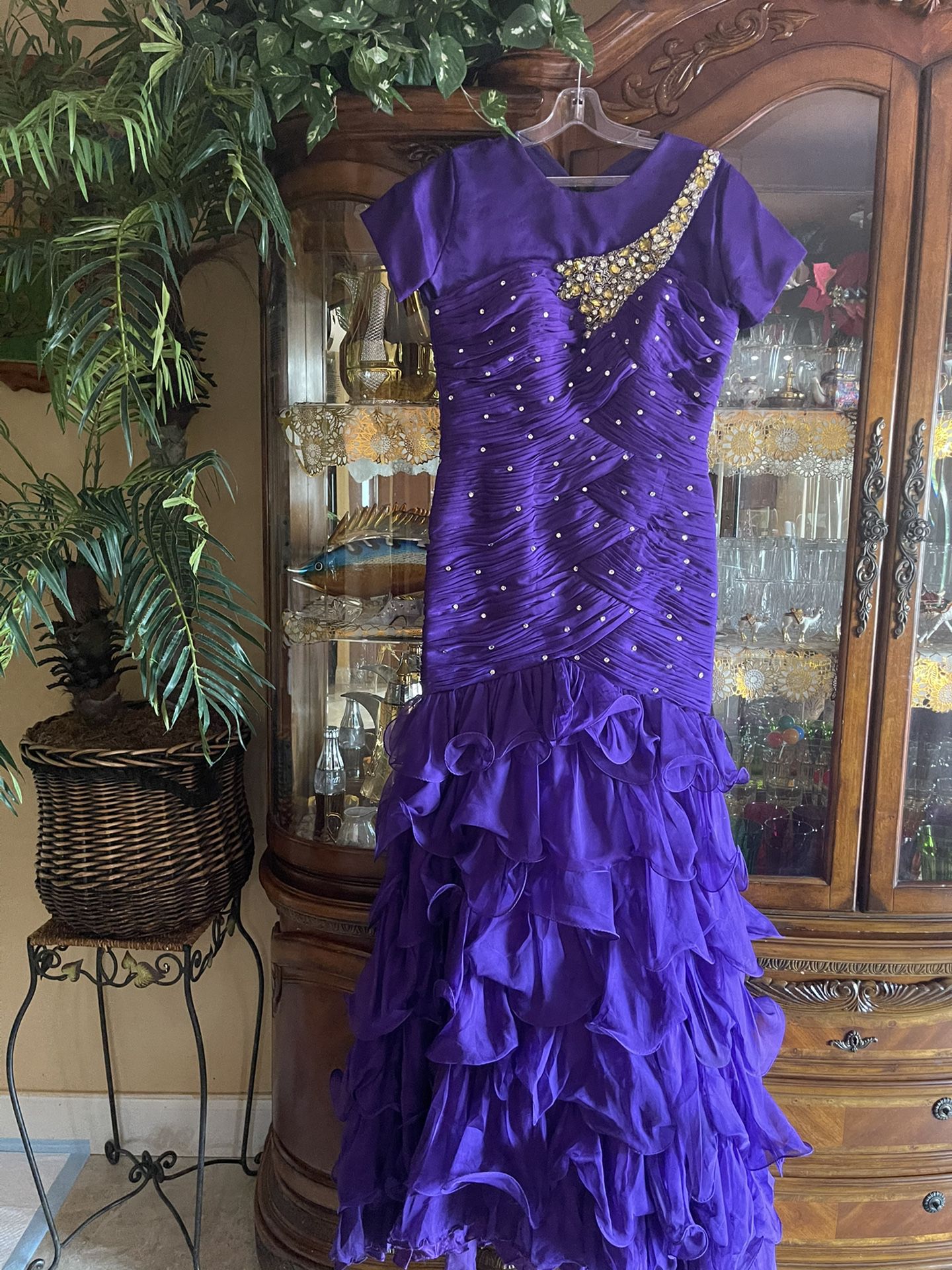 Purple Mermaid Dress 