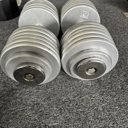 140 lb dumbbells