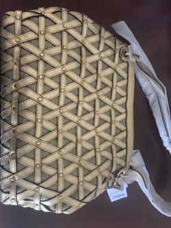 Michale Kors  Large Shoulder Tote Vintage With Tags  Brooklyn XL Metallic Purse New