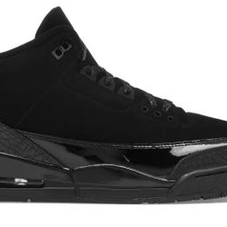 Jordan 3 Black Cat 9.5
