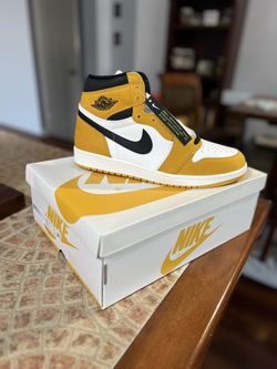 Yellow Ochre Jordan 1 Sz 12