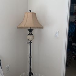 Vintage Rustic Floor Lamp With Shade