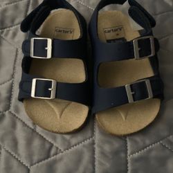 Carters 6-9 Months Navy Blue Sandals