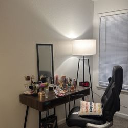 Walnut Brown Study Writing Desk 