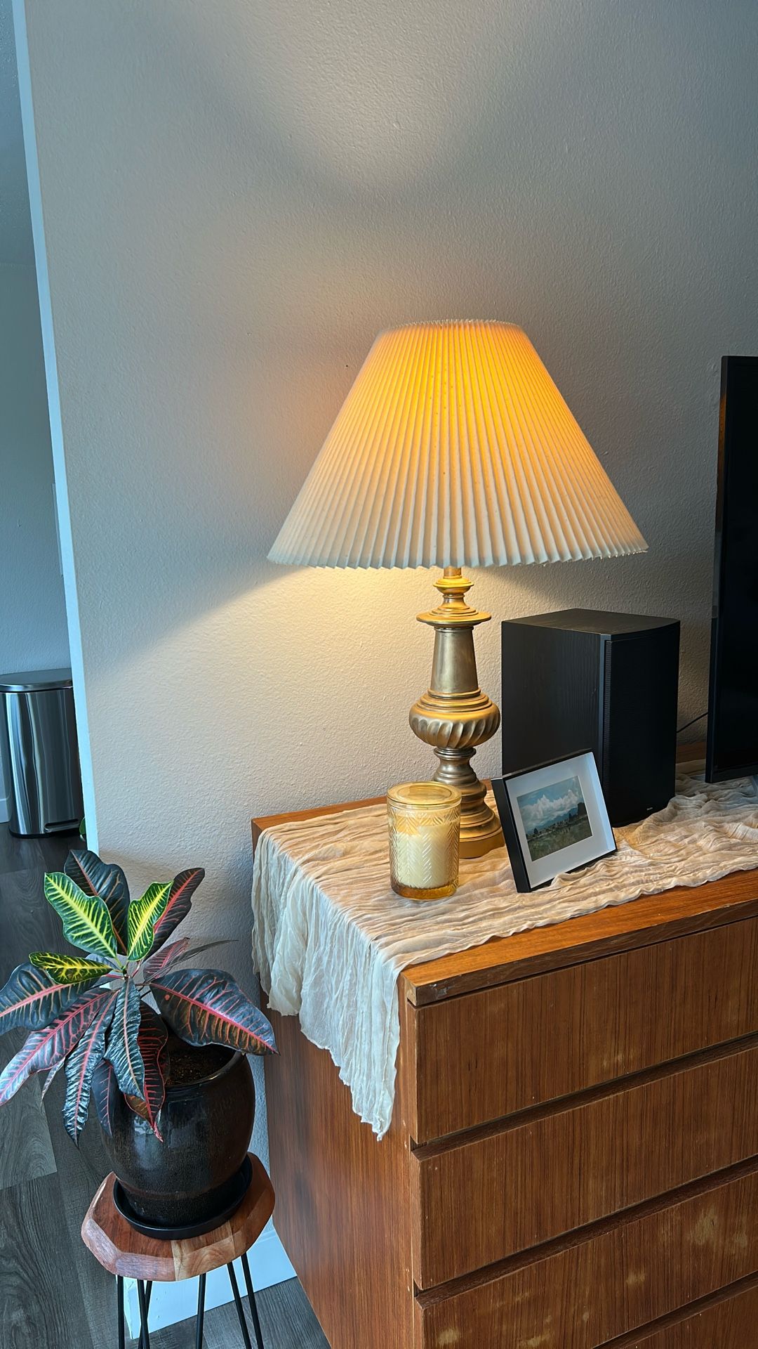 Vintage Gold Lamp