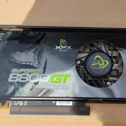 XFX PVT88PYHF4 GeForce 8800 GT 512MB DDR3 PCI-E 2.0 DVI PCI-E 2.0 HDTV Video Card
