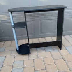 Black Occasional Table Or Narrow Desk Or Room Divider 32  X 16 X 29" Tall