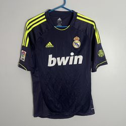 Real Madrid Jersey Mens Small Blue Adidas 2012 2013 Spain Futbol 