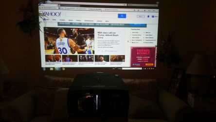 Comercial branded Christie projector LW300