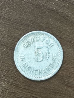 Early 1900 trade token from Diaz, Arkansas