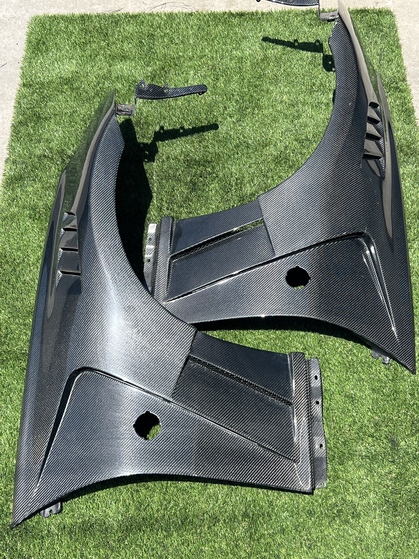 Nissan 370z Carbon Fiber Fenders Nismo Z34 09+ Fly1 Motorsports Seibon Alliance Carbon