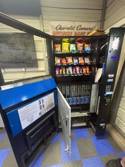 Vending machine with location