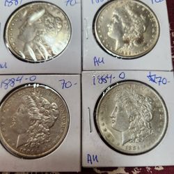 Silver Coins  $70.00