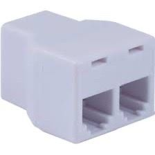 ☎️ RJ11 Telephone Line Splitter – 2-Way Duplex Adapter