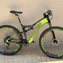 Cannondale scalpel team Full Carbon 29” large Full Suspension MTB Mountain Bike 