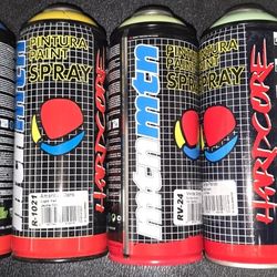 50 CANS: 20 OG SPANISH MTN HARDCORE & 10 MTN ALIEN & 20 (10 GOLD 10 BLACKLINE) GRAFFITI SPRAYPAINT SPRAY CANS 