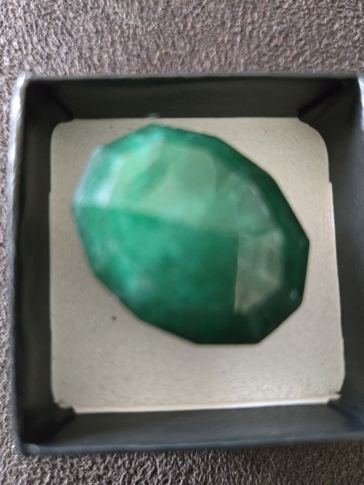 68 CTW Oval Cut Emerald