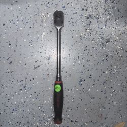 Snap‑On FHL80 3/8″‑drive Dual‑80 long‑handle soft‑grip ratchet