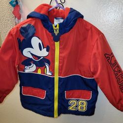Disney Mickey Mouse Jacket Or Rain Coat Size 4T