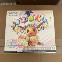 Pokemon Prismatic Evolutions Elite Trainer Box (ETB) SEALED 