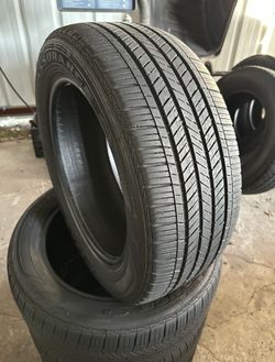 215-55-17=Used tires top condition Balance installation included $55 PER TIRE