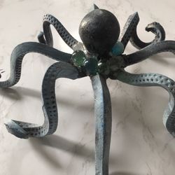 🔥Metal Octopus Decorative Sculpture Statue 12" x 9" x 4" 🔥