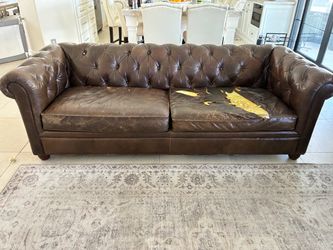 Leather Sofa Set