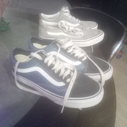 Two Pair Of Vans 6.5 Both Pair Asking  31$