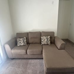 3 Seater Tan Color Couch 