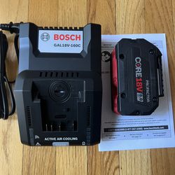 Bosch 18V High Performance 8.0ah  Battery Kit With 16Amp Rapid Charger 