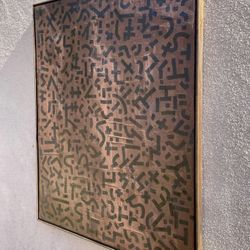 Large Framed Original Art Piece