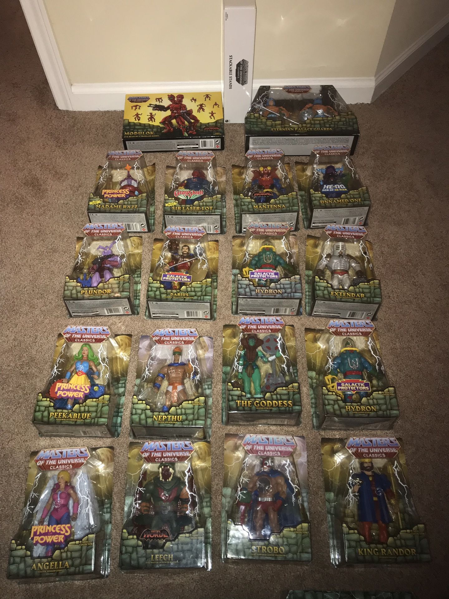 20 Action Figures Motu Collection $450 + Shipping