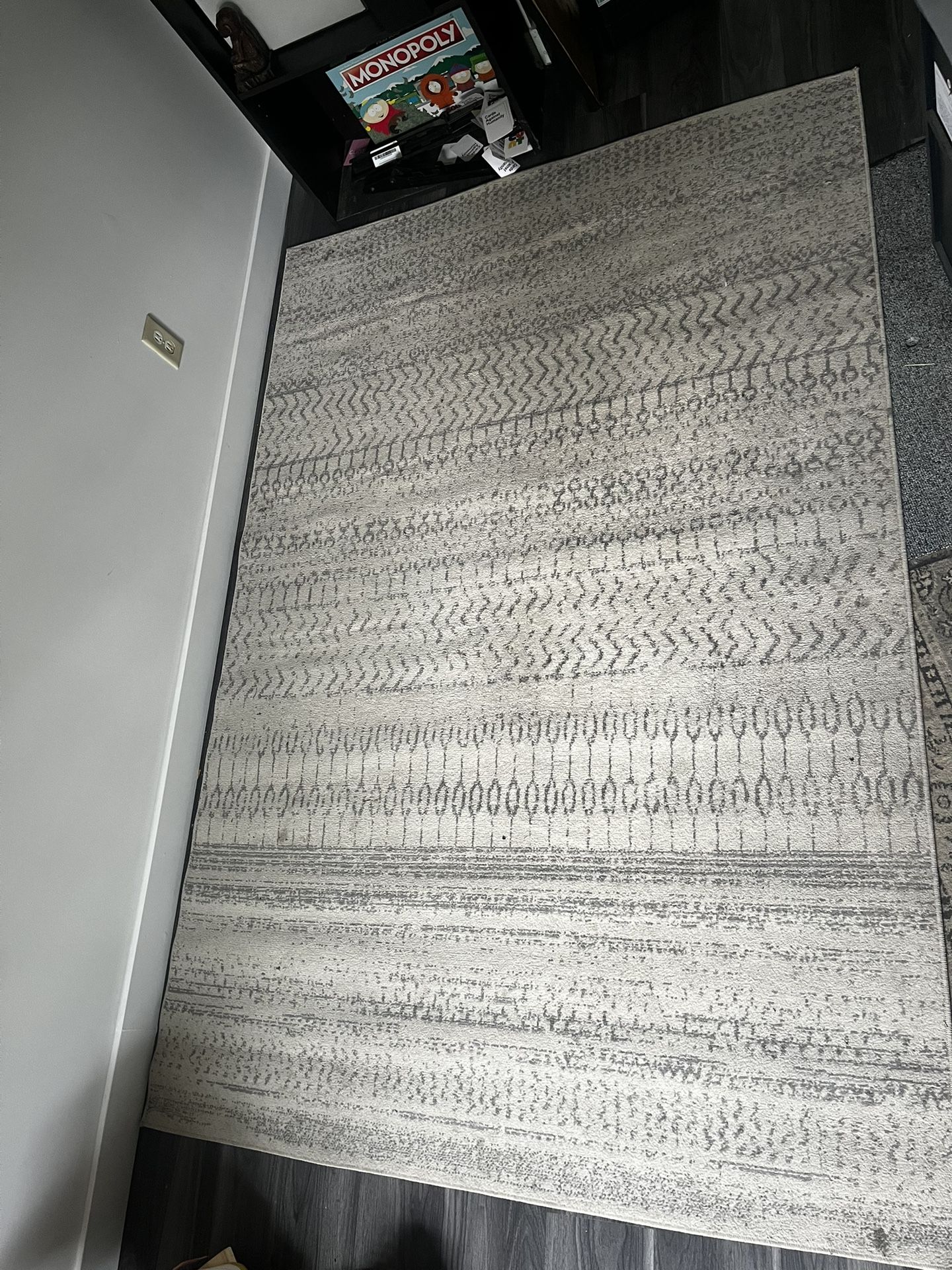 5x7.5ft Grey Rug