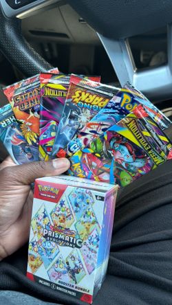 Prismatic booster box plus 6 booster packs