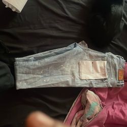 Purple Jeans Light Blue