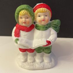 Cute Little Carolers - Taper Candle Holder