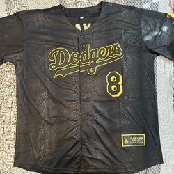 LA Dodgers Black Mamba Snake Skin Jersey For Kobe Bryant New With Tags Available All Sizes  