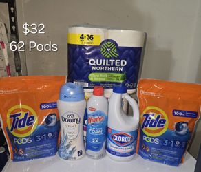 62 Tide Pods