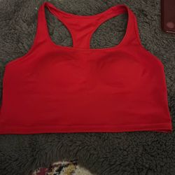 PINK Workout Top- Red 