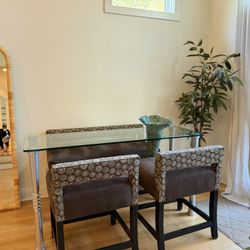 Antique Table Set with Interchangeable Vases