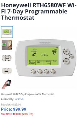 7 Day Programmable Thermostat