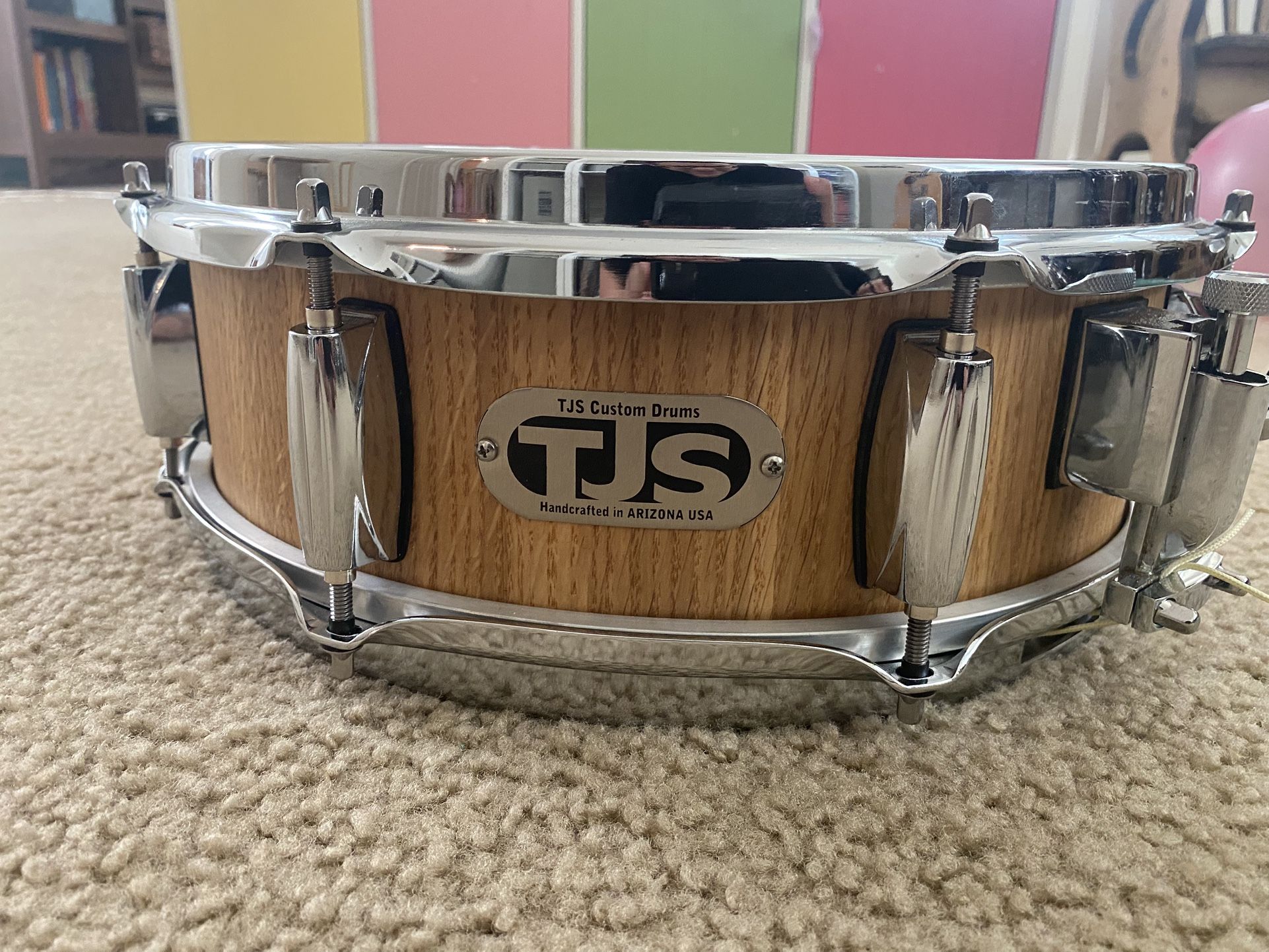 TJS Custom Drum Oak Snare Drum