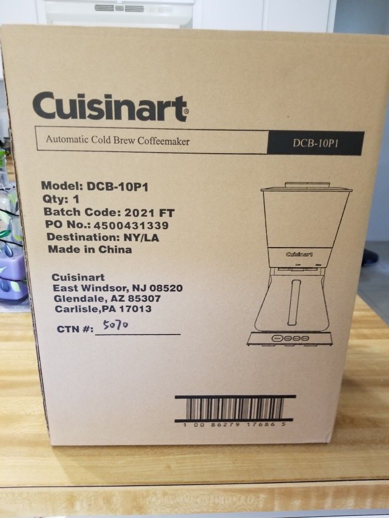 Cuisinart cold brew coffee maker