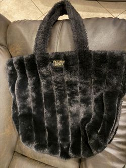 Victoria’s Secret Faux Fur Tote Bag