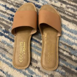 Coconuts By Matisse Cabana Slide Sandal Flats Size 9