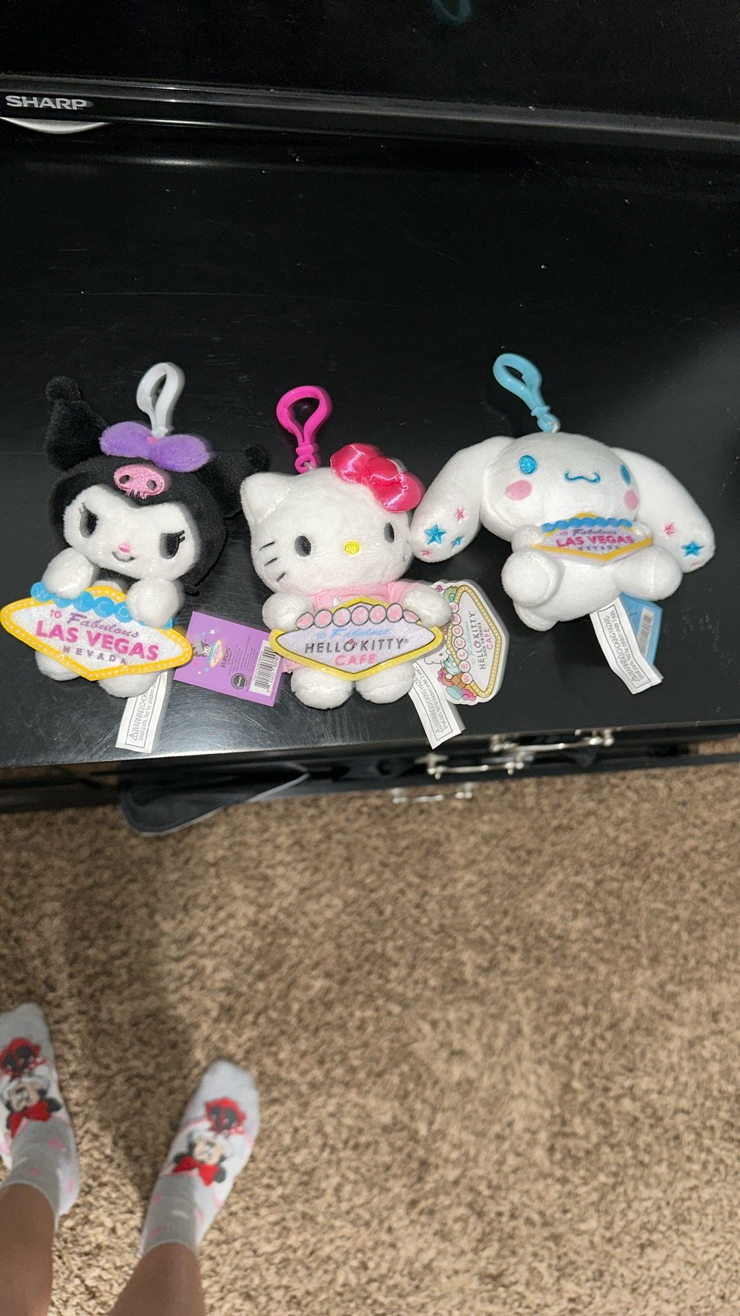 Hello Kitty Plushie Keychain Bundle